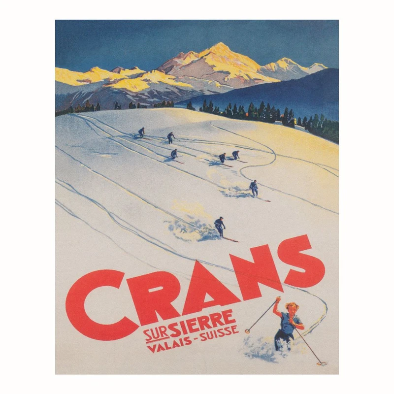 پوستر مدل اسکی crans