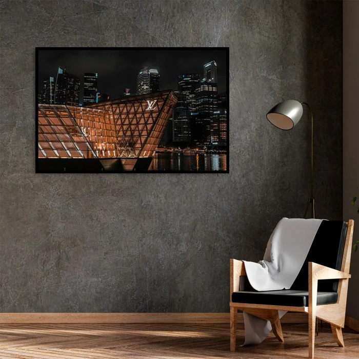 تابلو بکلیت طرح منظره شهری ایزلند مدل B-D1945