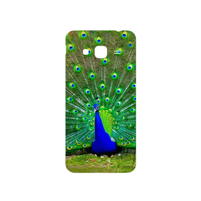 برچسب پوششی ماهوت مدل Peacock مناسب برای گوشی موبایل سامسونگ Galaxy J3 2016