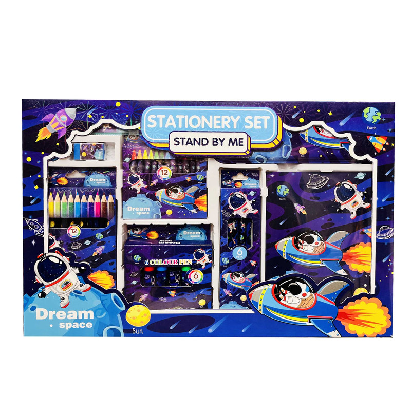 بسته رنگ‌آمیزی مدل فضانورد مجموعه 9 عددی