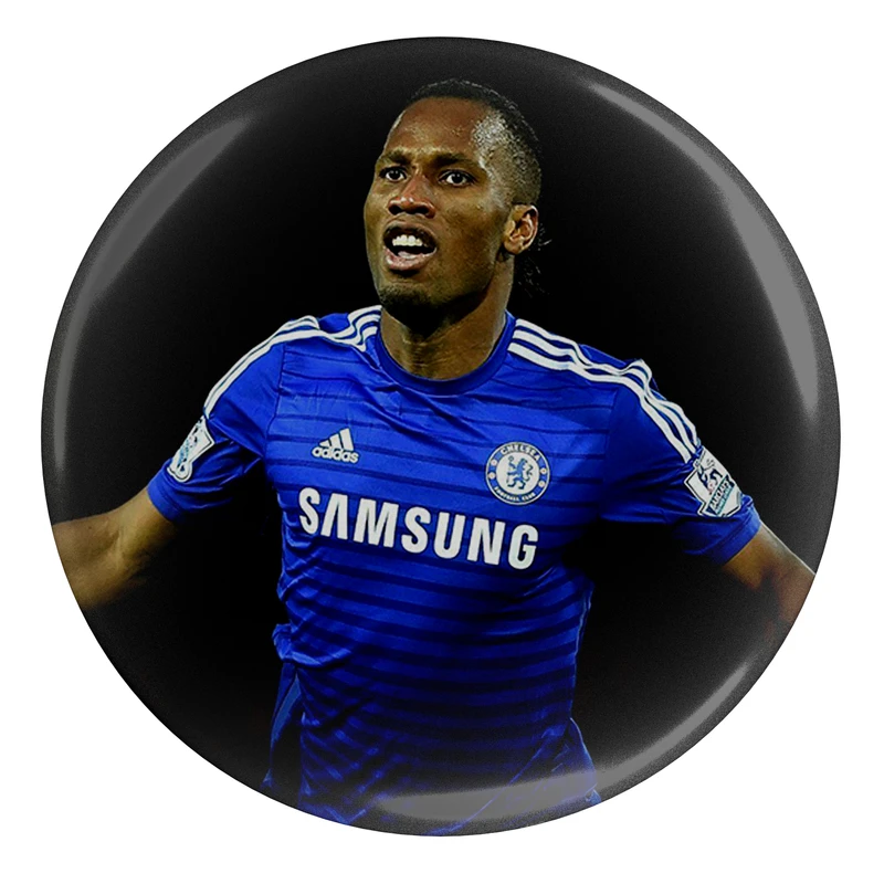 مگنت طرح فوتبال ساح عاج چلسی دیدیه دروگبا مدل S4711