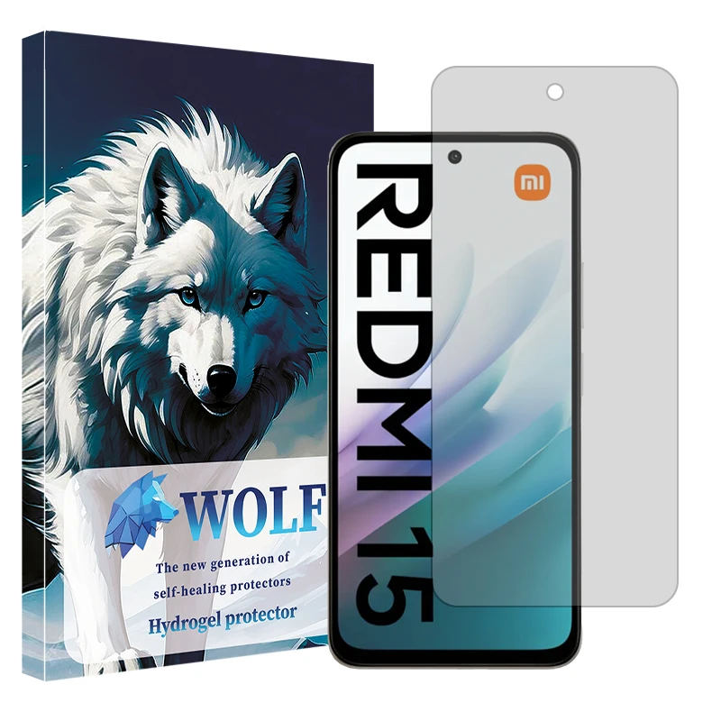 محافظ صفحه نمایش مات ولف مدل Tough مناسب برای گوشی موبایل شیائومی Redmi 15 4G