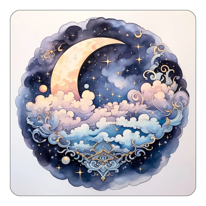 مگنت کاکتی طرح ماه و ستاره مدل mp54625