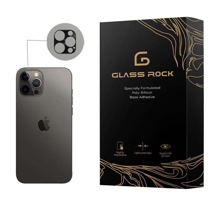 محافظ لنز دوربین گلس راک مدل STR-Glass مناسب برای گوشی موبایل اپل iPhone 12 Pro Max
