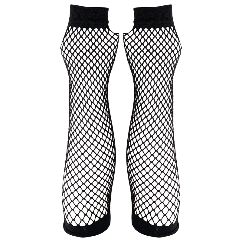 ساق دست زنانه مدل بلند توری نگین دو انگشتی