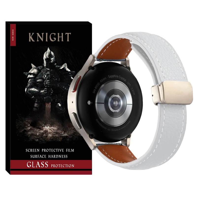 بند نایت مدل Magnet Leather مناسب برای ساعت هوشمند سامسونگ Galaxy Watch 5 40mm / Watch 5 44mm / Watch 5 Pro 45mm