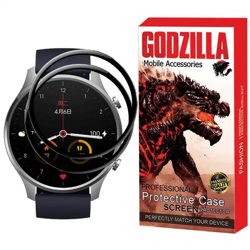 محافظ صفحه نمایش گودزیلا مدل G-PMMA مناسب برای ساعت هوشمند شیائومی Mi Watch Color بسته 2 عددی