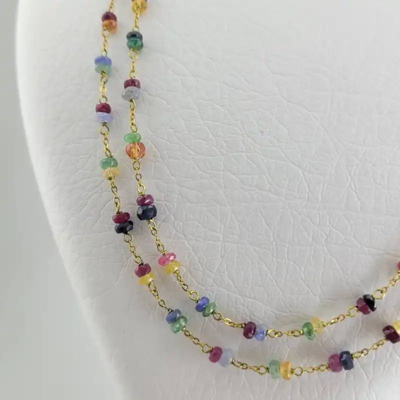 نیم ست زنانه مدل سنگ یاقوت و زمرد کد 1409