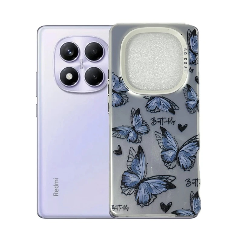 کاور طرح پرواز پروانه ها مناسب برای گوشی موبایل شیائومی Redmi Note 14 Pro 4g