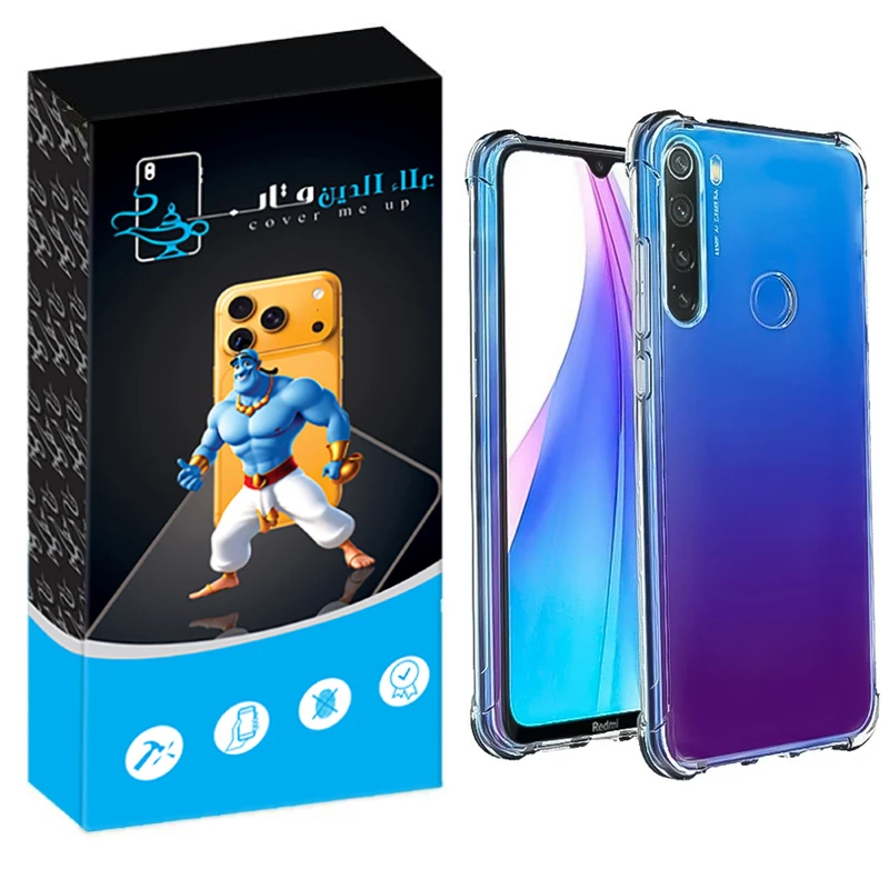 کاور علاالدین قاب مدل Crystal مناسب برای گوشی موبایل شیائومی Redmi Note 8