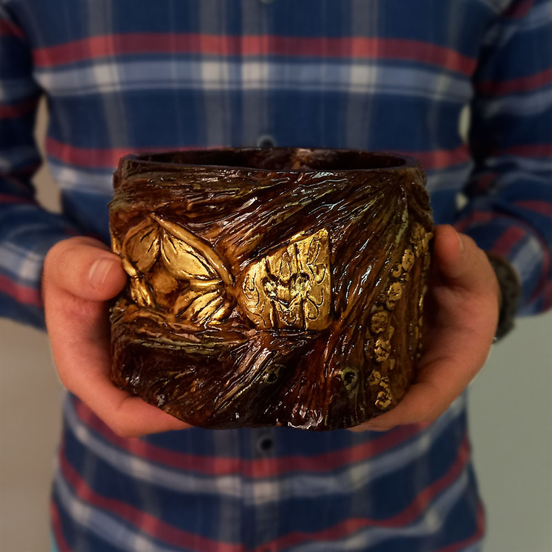 گلدان آوش مدل خانه درختی کد D13