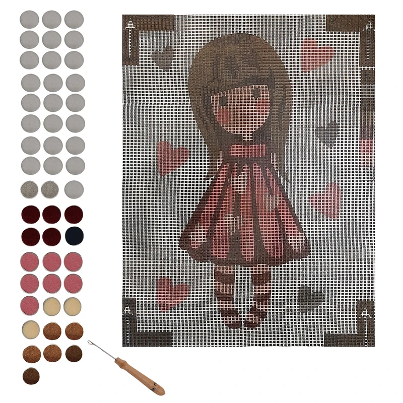 بسته فرشینه بافی مدل 1133 مجموعه 51 عددی