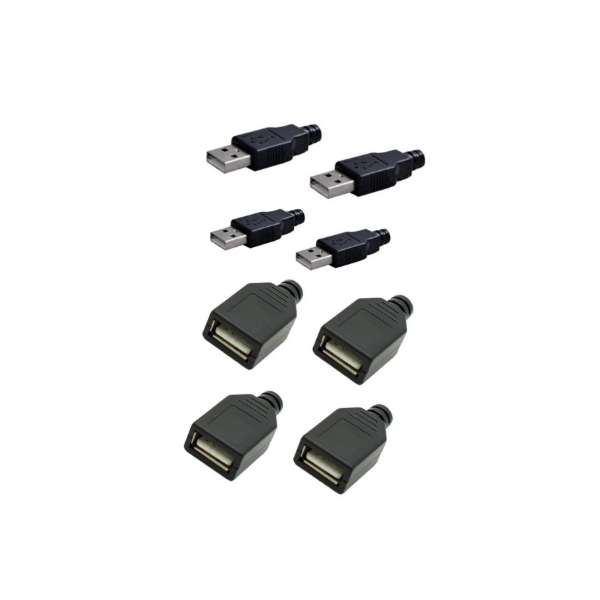 فیش نری و مادگی USB مدل Ogipss مجموعه 8 عددی فیش نری و مادگی USB مدل Ogipss مجموعه 8 عددی