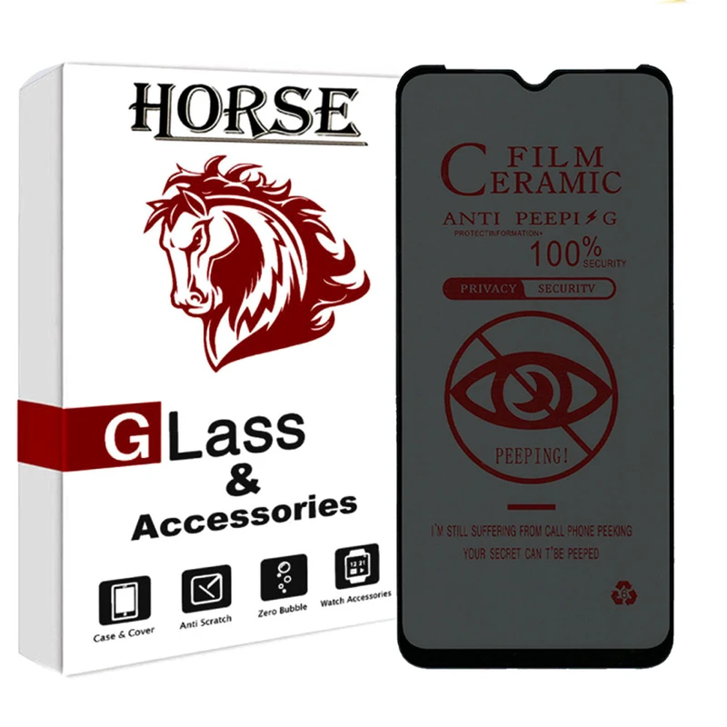 محافظ صفحه نمایش سرامیکی حریم شخصی هورس مدل PRCH مناسب برای گوشی موبایل ریلمی C35