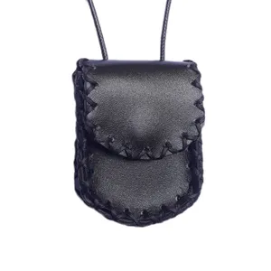 گردنبند مدل کیف چرم پژال کد 208