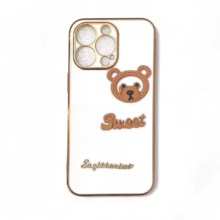 کاور مدل خرس عروسکی مناسب برای گوشی موبایل اپل iphone 12 promax