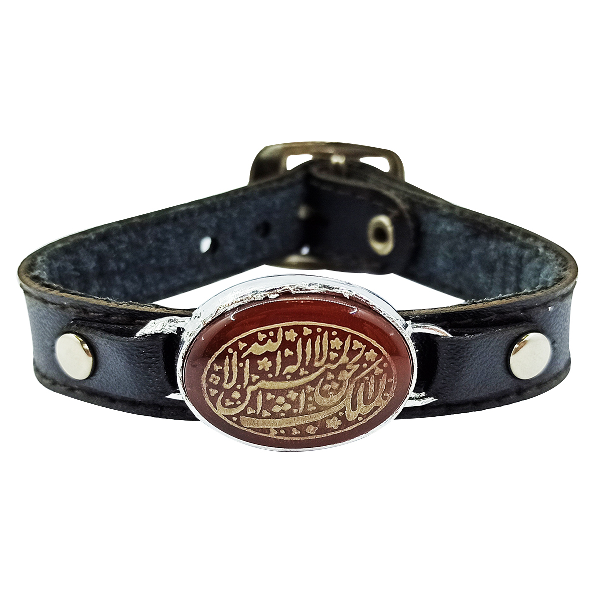 دستبند مردانه سلین کالا مدل عقیق خطی کد ce-As18