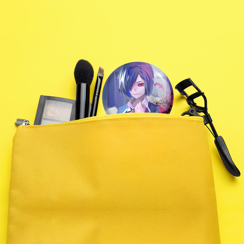 آینه جیبی خندالو طرح اوتا انیمه توکیو غول Tokyo Ghoul مدل تاشو کد 11875 آینه جیبی خندالو طرح اوتا انیمه توکیو غول Tokyo Ghoul مدل تاشو کد 11875