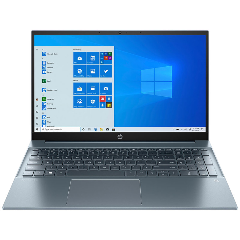 لپ تاپ 15.6 اینچی اچ‌پی مدل Pavilion 15-eh0050wm-R5 4500U-8GB DDR4-512GB SSD-IPS