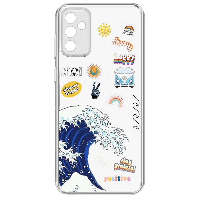 کاور طرح  Wave مناسب برای گوشی موبایل سامسونگ Galaxy A14