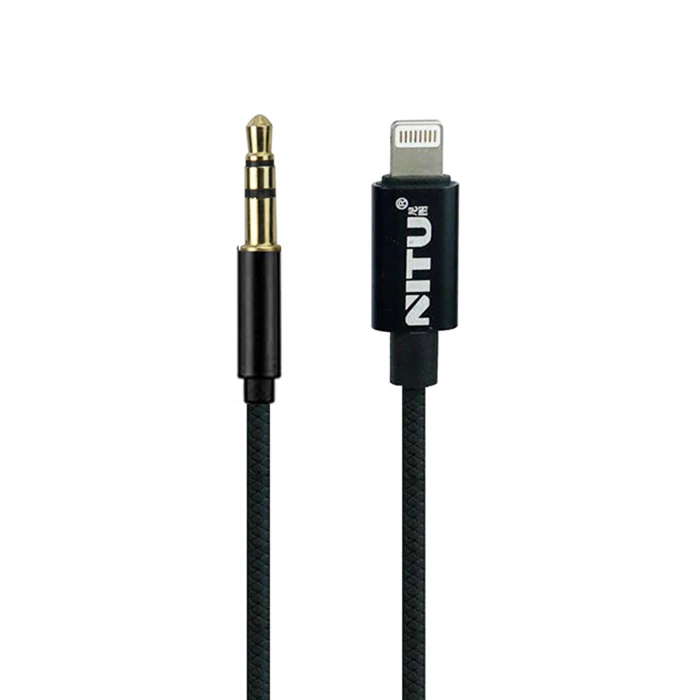کابل تبدیل لایتنینگ به AUX  نیتو مدل NT-AUX015 طول 1متر