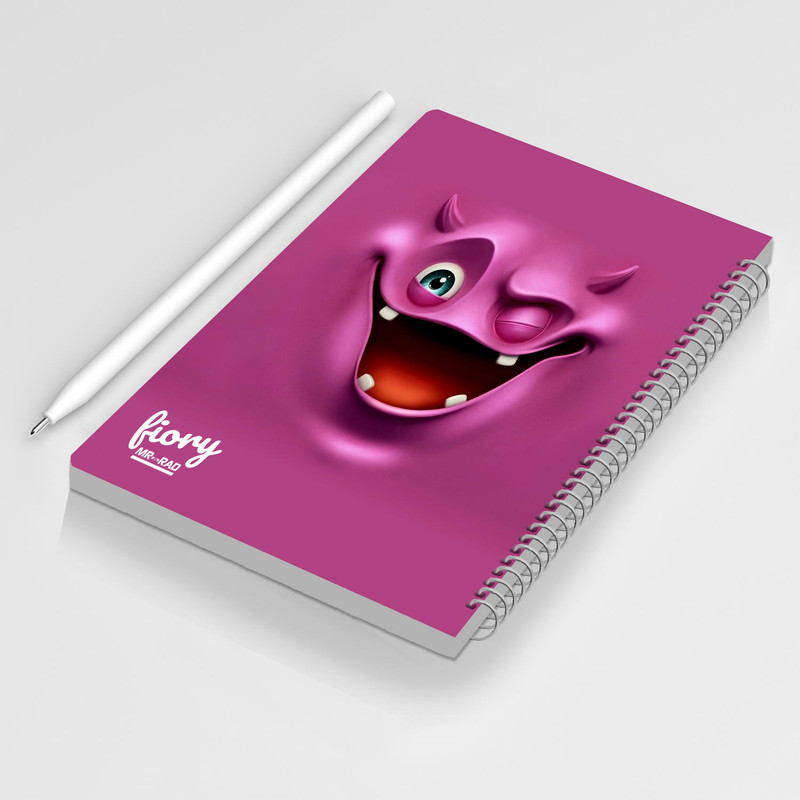 دفتر مشق مستر راد مدل ایموجی طرح بدجنس کد 1573 funny face