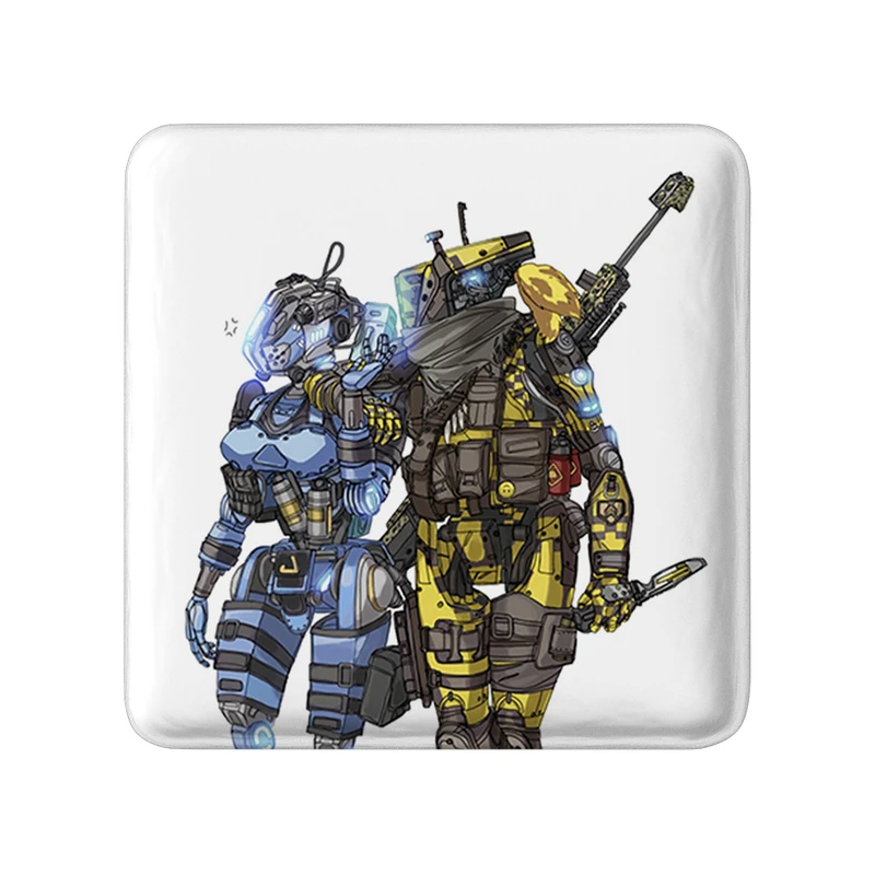 مگنت خندالو طرح بازی تایتان فال (Titanfall) مدل مربعی کد 32599