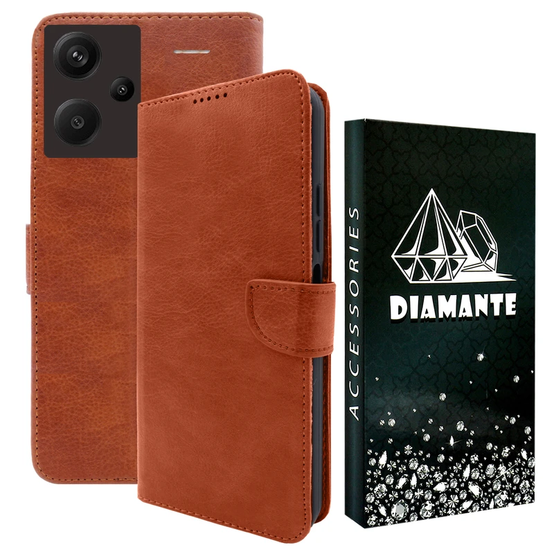 کیف کلاسوری دیامانته مدل Deri Bkمناسب برای گوشی موبایل شیائومی Redmi Note 13 Pro Plus