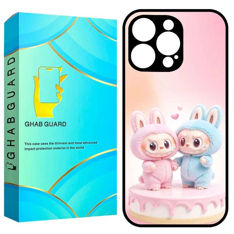 کاور قاب گارد طرح لبوبو مدل GCHP16P مناسب برای گوشی موبایل اپل iPhone 16 Pro