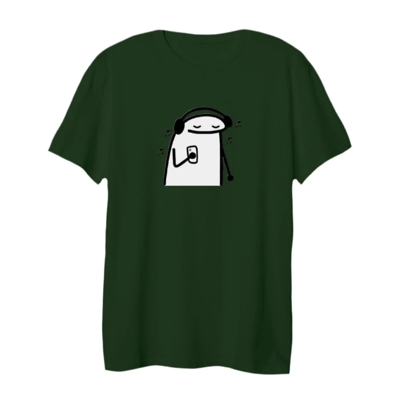 تی شرت لانگ آستین کوتاه زنانه مدل استیکر و موزیک