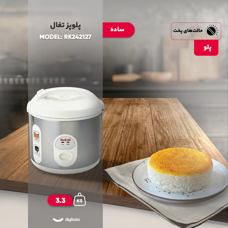 پلوپز 4 نفره تفال مدل RK242127