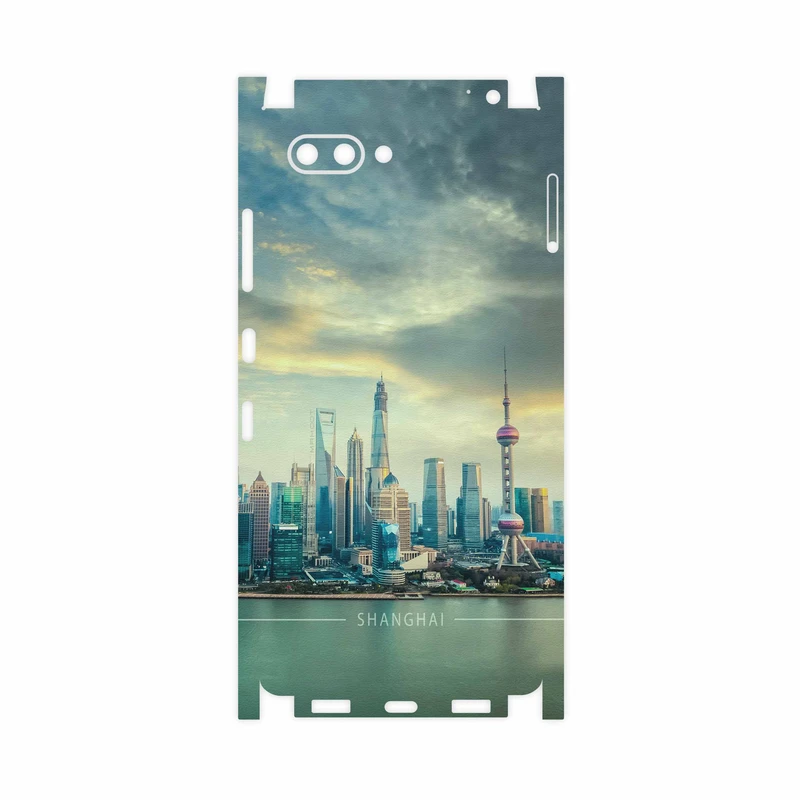 برچسب پوششی ماهوت مدل Shanghai City-FullSkin مناسب برای گوشی موبایل بلک بری Key 2