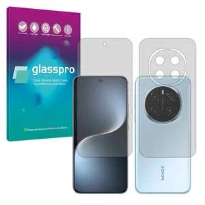 Glass Pro Matte screen protector borderless model suitable for Honor Magic7 mobile phone along with the back protector