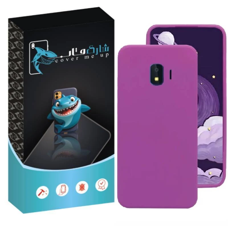 کاور شارک قاب مدل سیلیکونی مناسب برای گوشی موبایل سامسونگ Galaxy J2 Core / J260