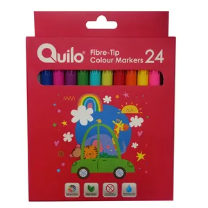 ماژیک رنگ آمیزی 24 رنگ  کوییلو مدل fiber tip کد 85933