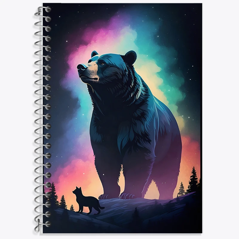 دفتر نت موسیقی 50 برگ خندالو طرح خرس کد F7267