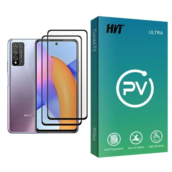 محافظ صفحه نمایش اچ وی تی مدل PV Glass MIX002 مناسب برای گوشی موبایل آنر 10X Lite بسته دو عددی