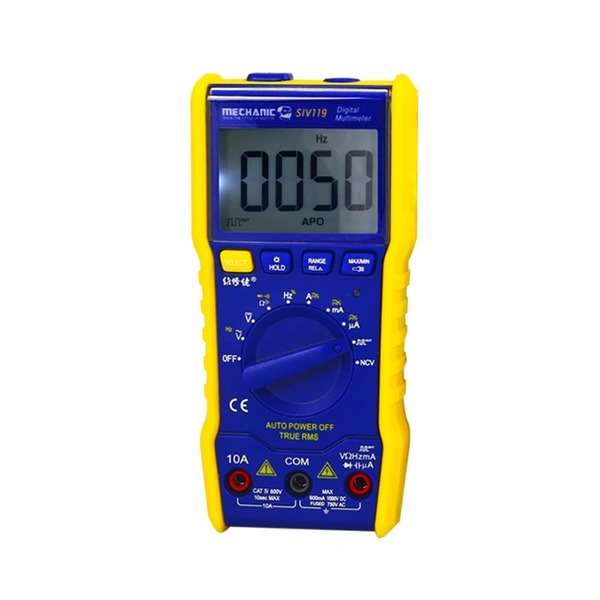 مولتی متر دیجیتال مکانیک مدل SIV-119 مولتی متر دیجیتال مکانیک مدل SIV-119