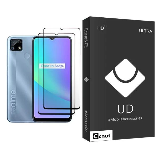 محافظ صفحه نمایش کوکونات مدل UDB Ultra MIX002 مناسب برای گوشی موبایل ریلمی C25 بسته دو عددی