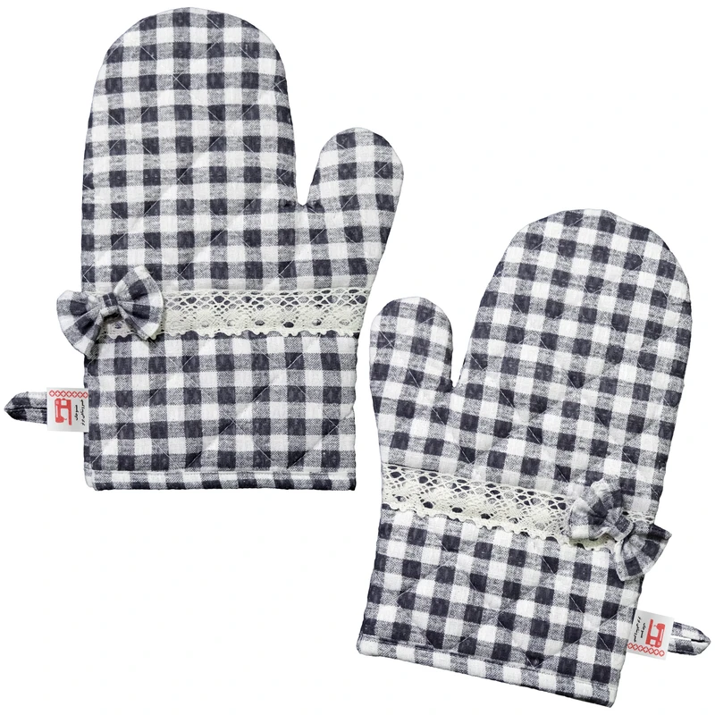 دستکش فر منسوجات خسروشاهی برتر مدل کلاسیک طرح پیچازی کد DASK37 بسته 2 عددی