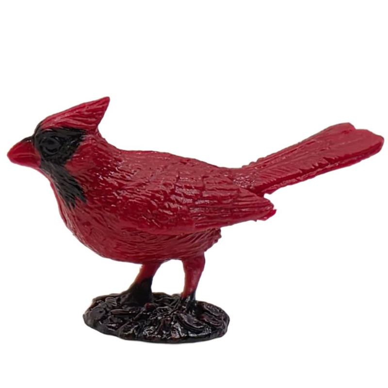 فیگور ناب سل مدل کاردینال سرخ شمالی کد NORTHERN CARDINAL NAAB002 ارتفاع 4 سانتی متر
