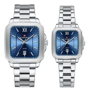 ست ساعت مچی عقربه‌ای کوارتز زنانه و مردانه نیوی فورس مدل NF9239SBES