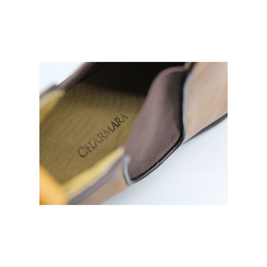 نیم بوت مردانه چرم آرا مدل sh040 -  - 5