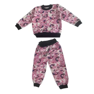 ست سویشرت و شلوار دخترانه مدل AK 53