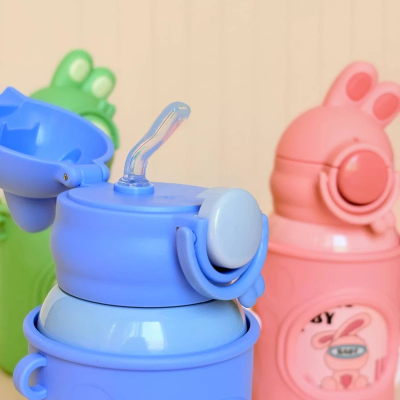 عکس شماره 4 : قمقمه کودک مدل خرگوشی استیل ظرفیت 0.5 لیتر