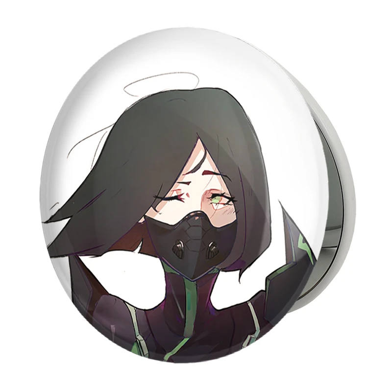 آینه جیبی خندالو طرح بازی ولورانت (Valorant) مدل تاشو کد 33062