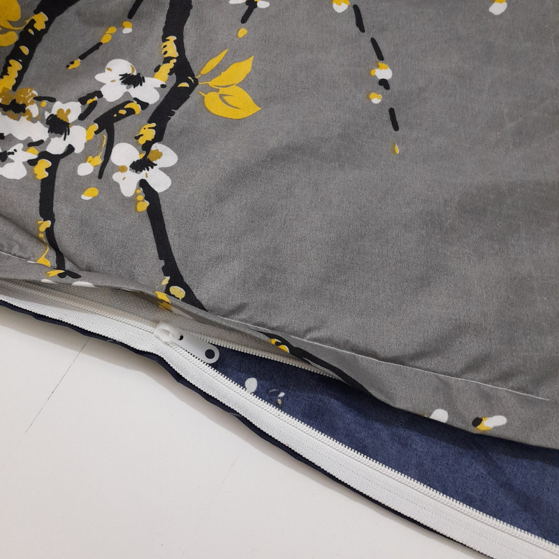روکش لحاف مدل شکوفه دو نفره سایز 220×240 سانتی متر