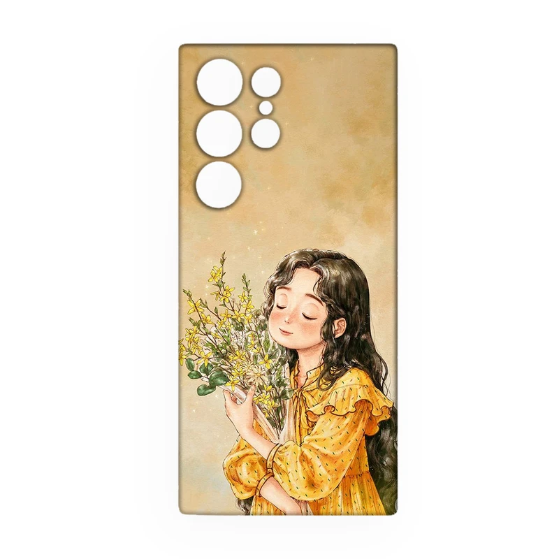 کاور طرح دخترانه کد 39 مناسب برای گوشی موبایل سامسونگ Galaxy S25 Ultra