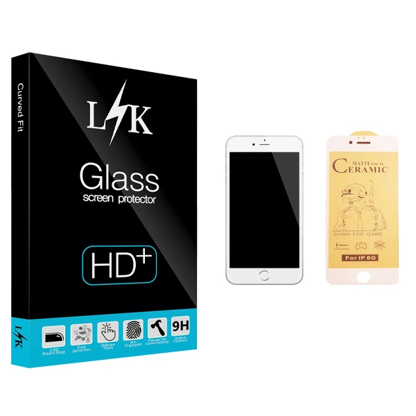 محافظ صفحه نمایش سرامیکی ال کی مدل +LITE مناسب برای گوشی موبایل اپل iPhone 6