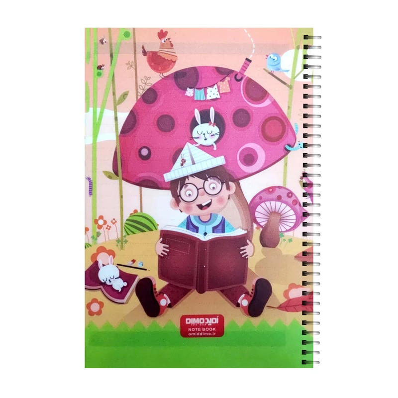 دفتر مشق 100 برگ امید طرح پسر بچه